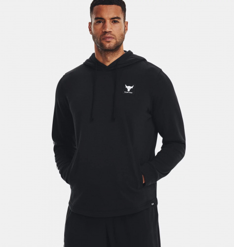 Clothing - Under Armour Project Rock Terry Hoodie | Fitness 